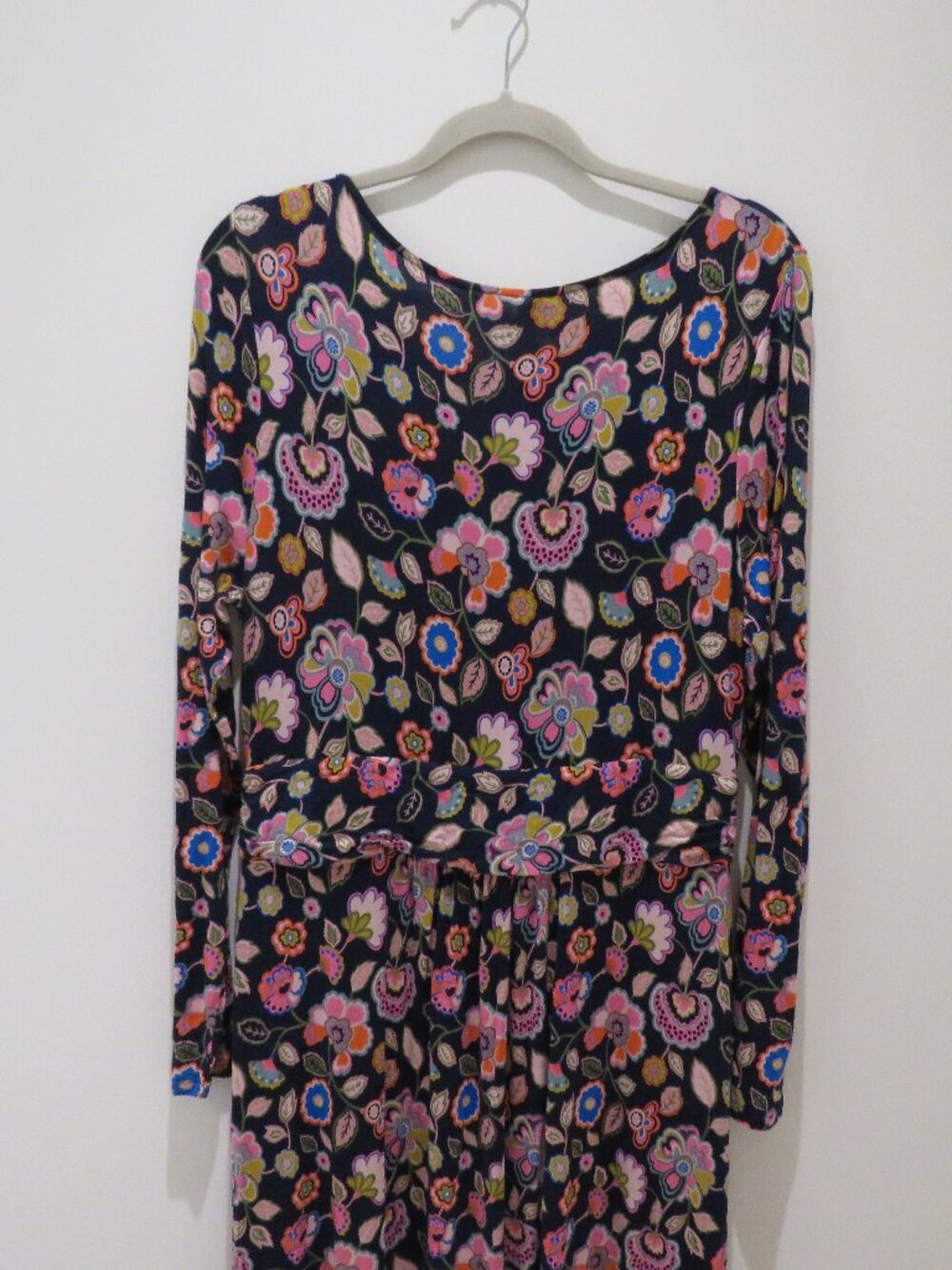 BODEN Amelie Long Sleeve Midi Sheath Stretch Dress Cascade Bloom Floral 12 - Picture 12 of 15